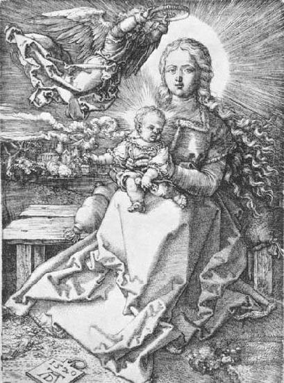 Albrecht Durer Madonna Crowned by an Angel china oil painting image